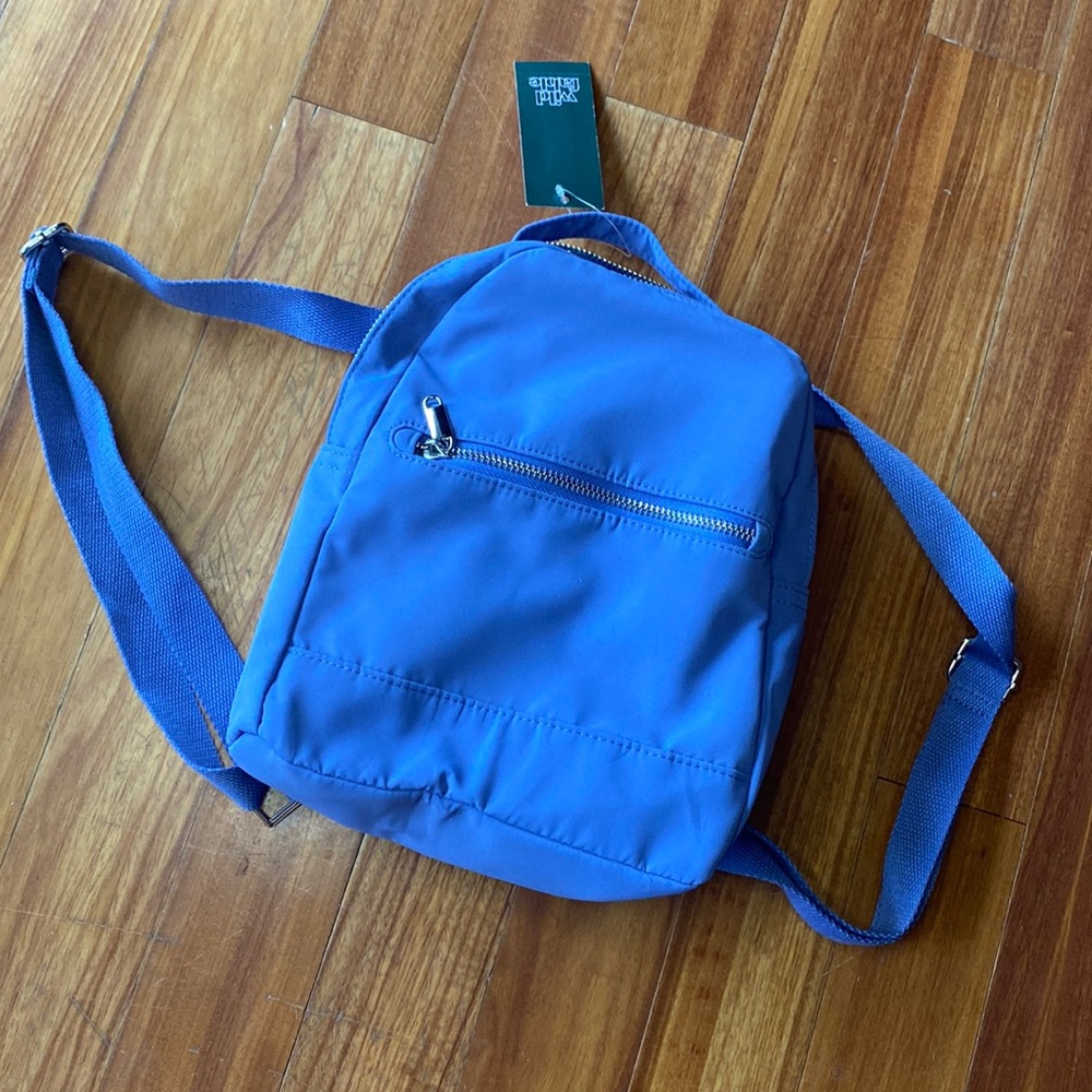 NWT light blue mini backpack